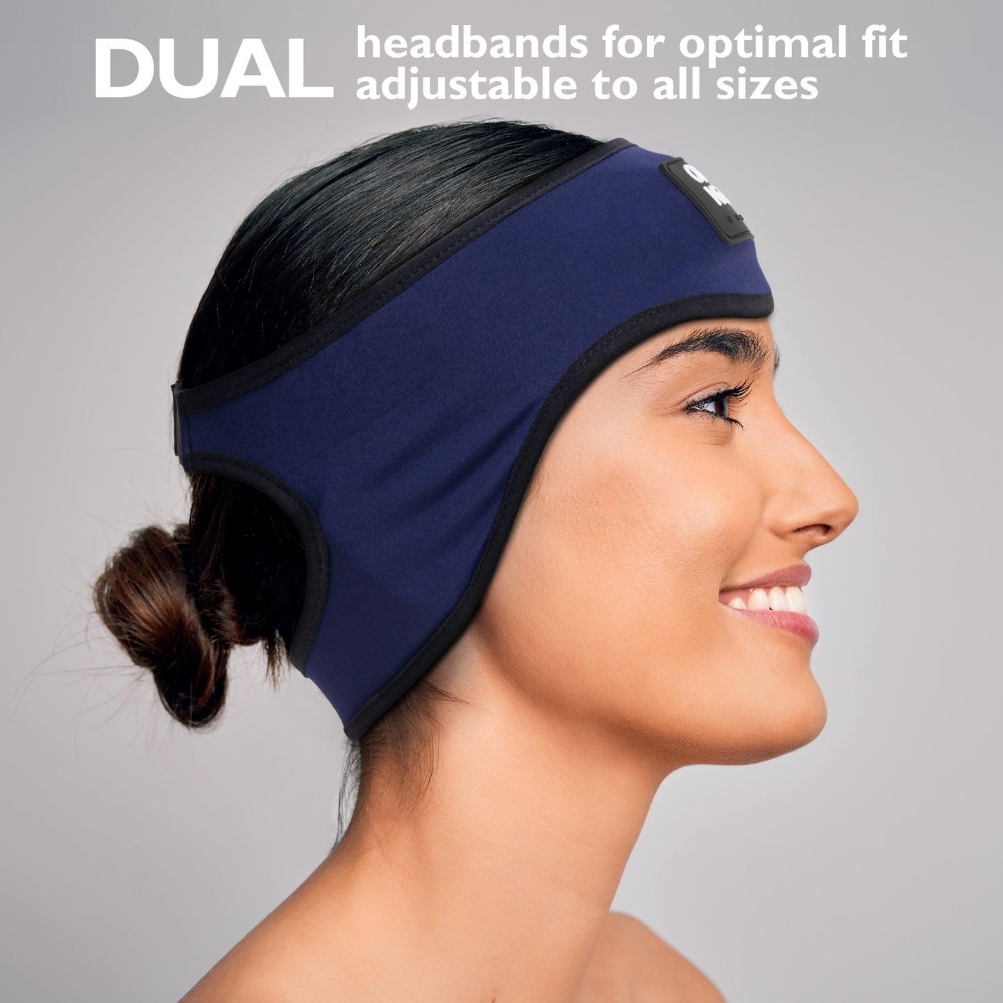 Dual Headband Bluetooth Headphones for Sleeping, Adjustable Headband & Ergonomic Control