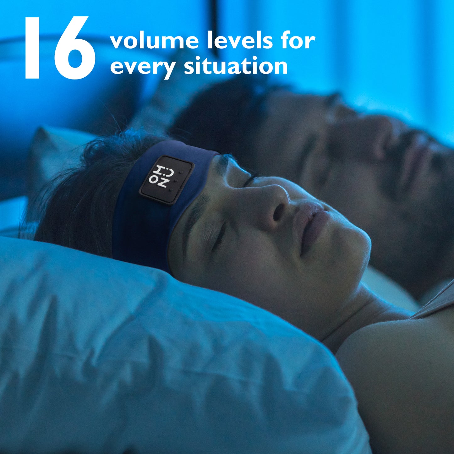 Sleeping Headphones for Side Sleepers w/ Adjustable Band & Ergonomic Control