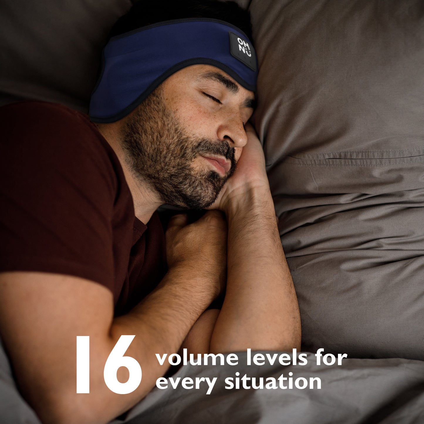 Dual Headband Bluetooth Headphones for Sleeping, Adjustable Headband & Ergonomic Control