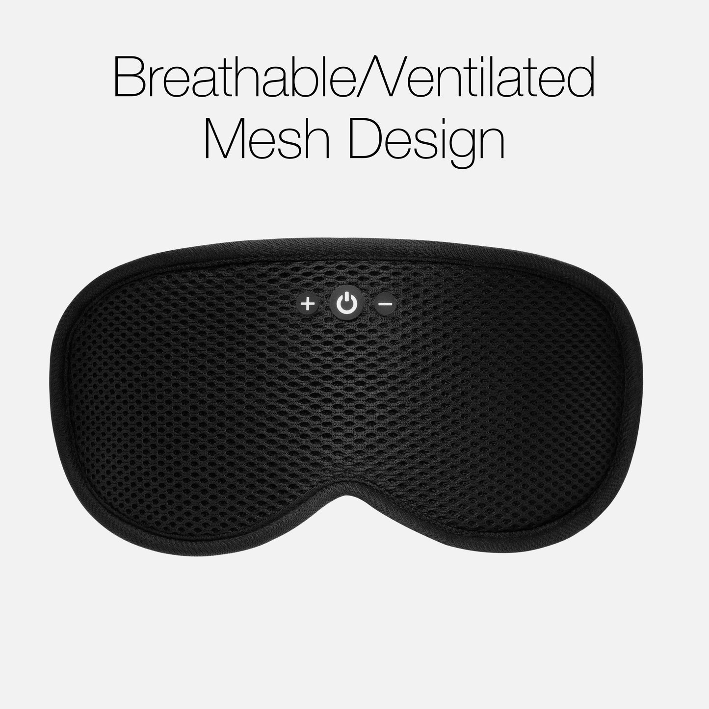 Sleep Headphones, Sleep Mask with Bluetooth Headphones, Ventilated Fabric, Adjustable Fit, 100% Blackout 3D Contoured Eye Cups